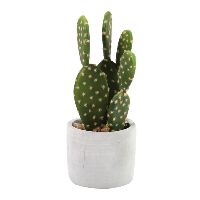 Plante artificielle CACTUS IVALYN coloris gris