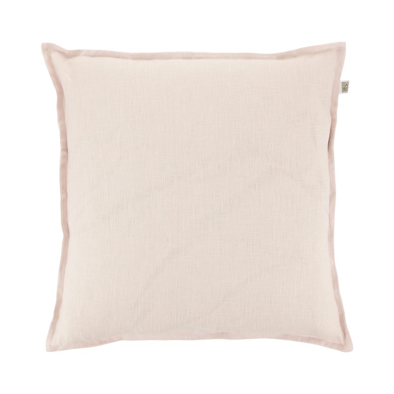 Coussin LINA coloris rose pâle 45 x 45 cm