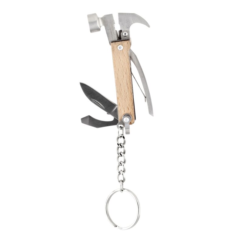 Porte clef TOOLY coloris argent