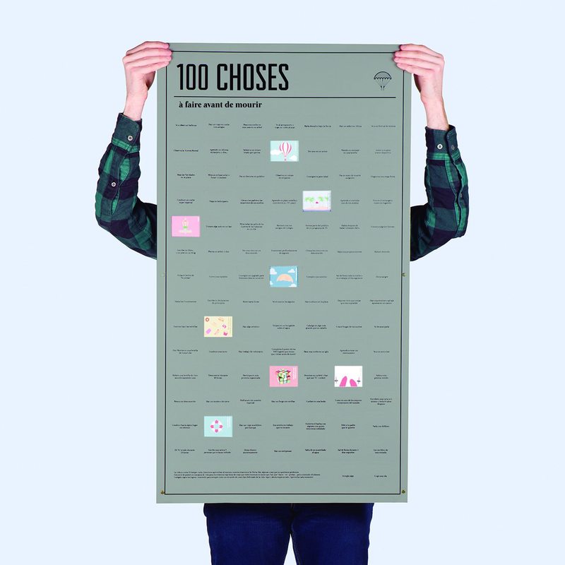 Poster 100 CHOSES À FAIRE