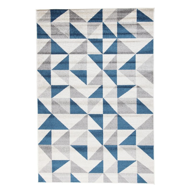 Tapis CASA coloris bleu 150 x 220 cm