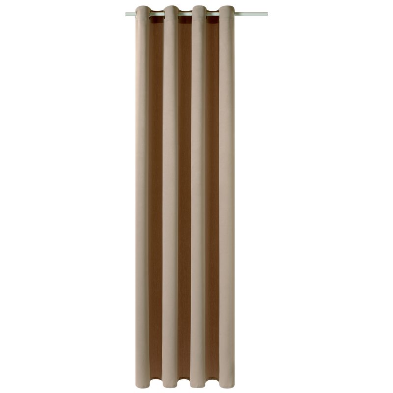 Rideau OTMAN coloris beige rosé 140 x 260 cm