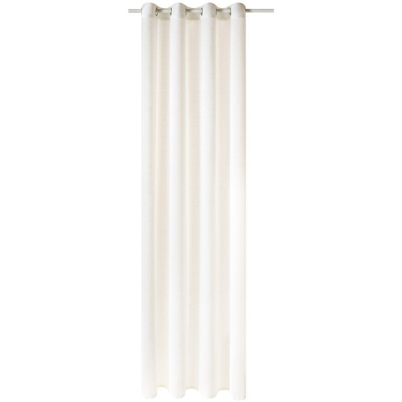 Rideau Lin CAMBRIA coloris blanc 140 x 260 cm