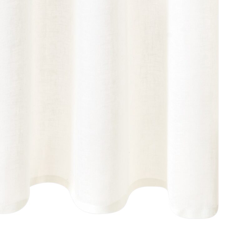 Rideau Lin CAMBRIA coloris blanc 140 x 260 cm