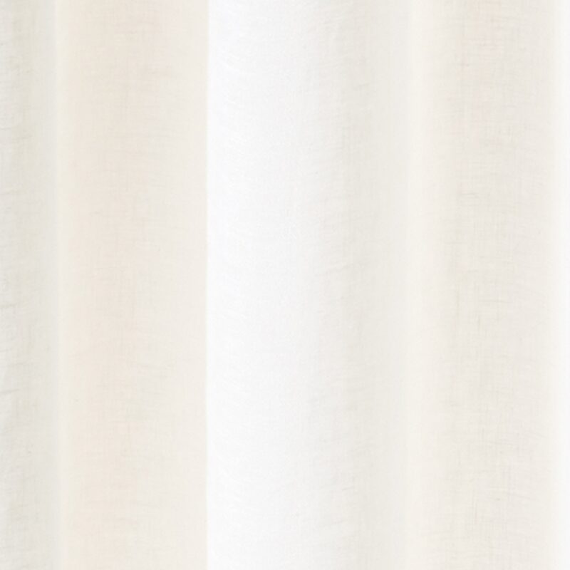 Rideau Lin CAMBRIA coloris blanc 140 x 260 cm