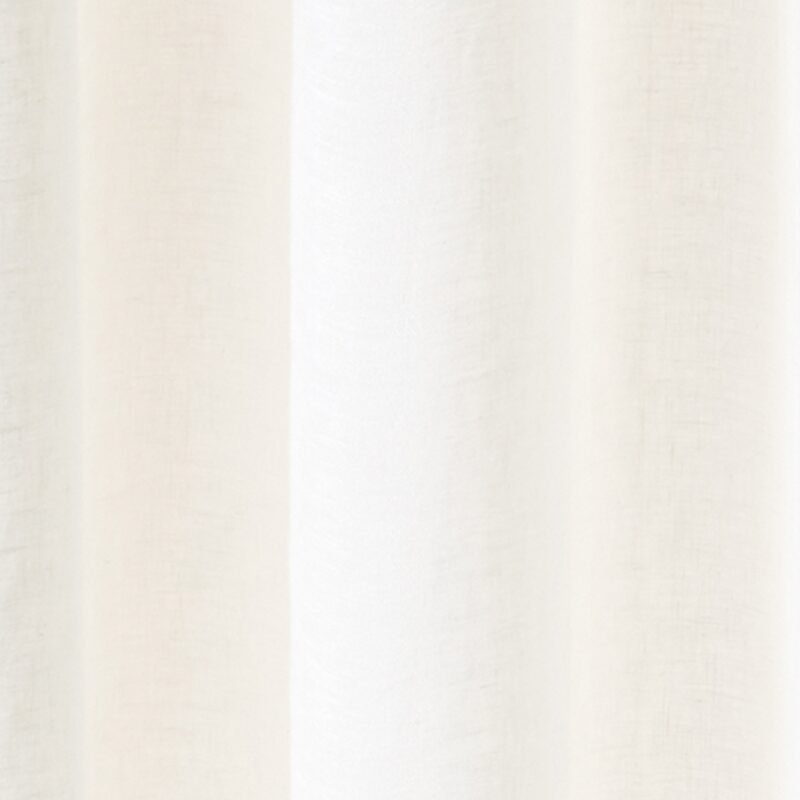 Rideau Lin CAMBRIA coloris blanc 140 x 260 cm