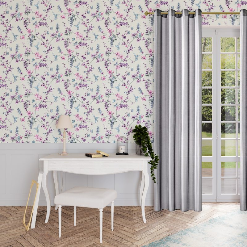 Rideau PEGAZE coloris tourterelle 140 x 260 cm