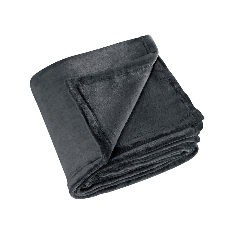 Plaid COCOON coloris noir