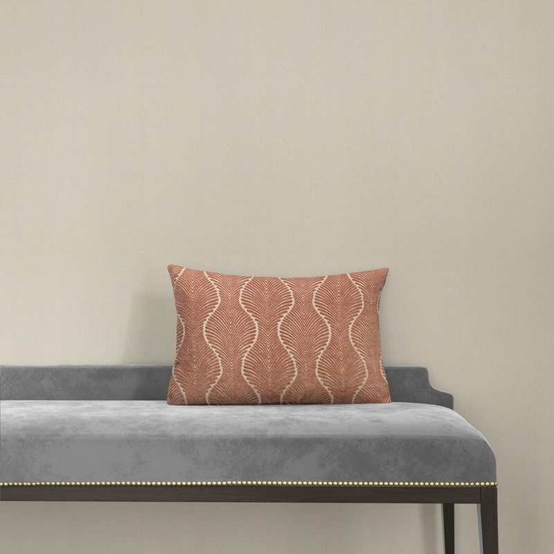 Coussin AMANDA coloris cuivre 40 x 60 cm