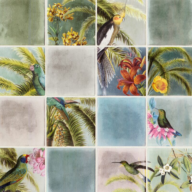 Papier peint intissé MARIE-GALANTE coloris multicolore