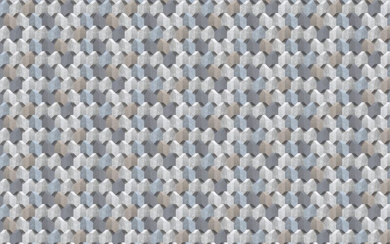 Papier peint intissé START coloris gris béton