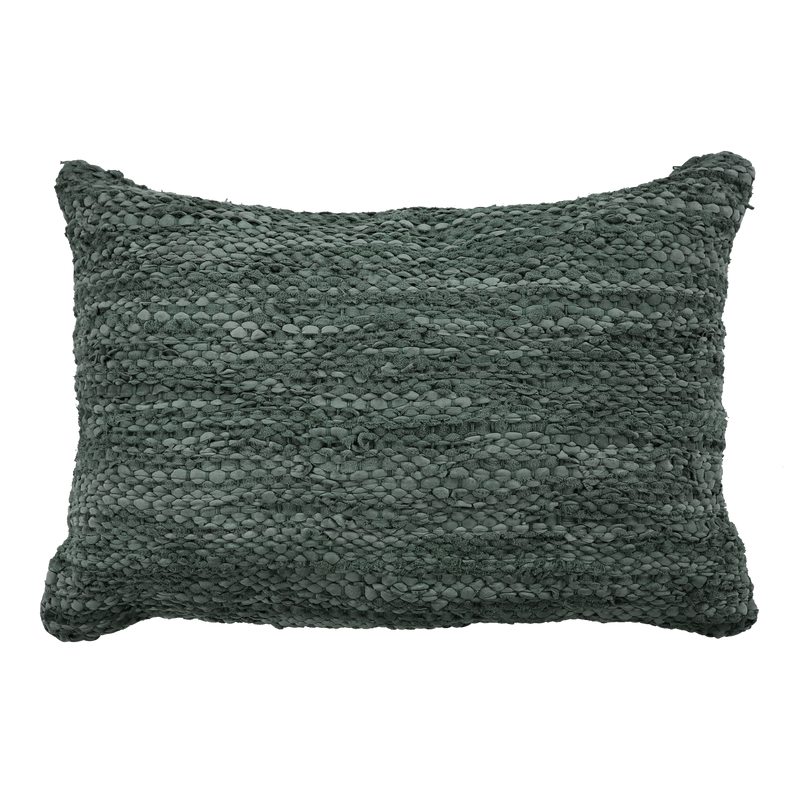 Coussin SKIN coloris bleu gris 40 x 60 cm