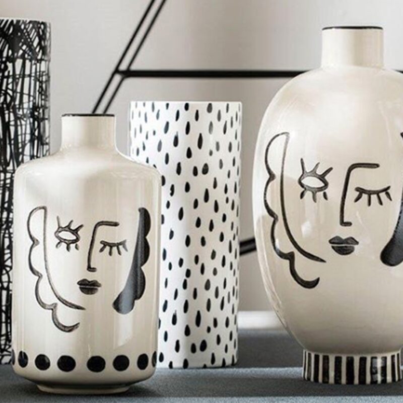 Vase DROPITA coloris blanc
