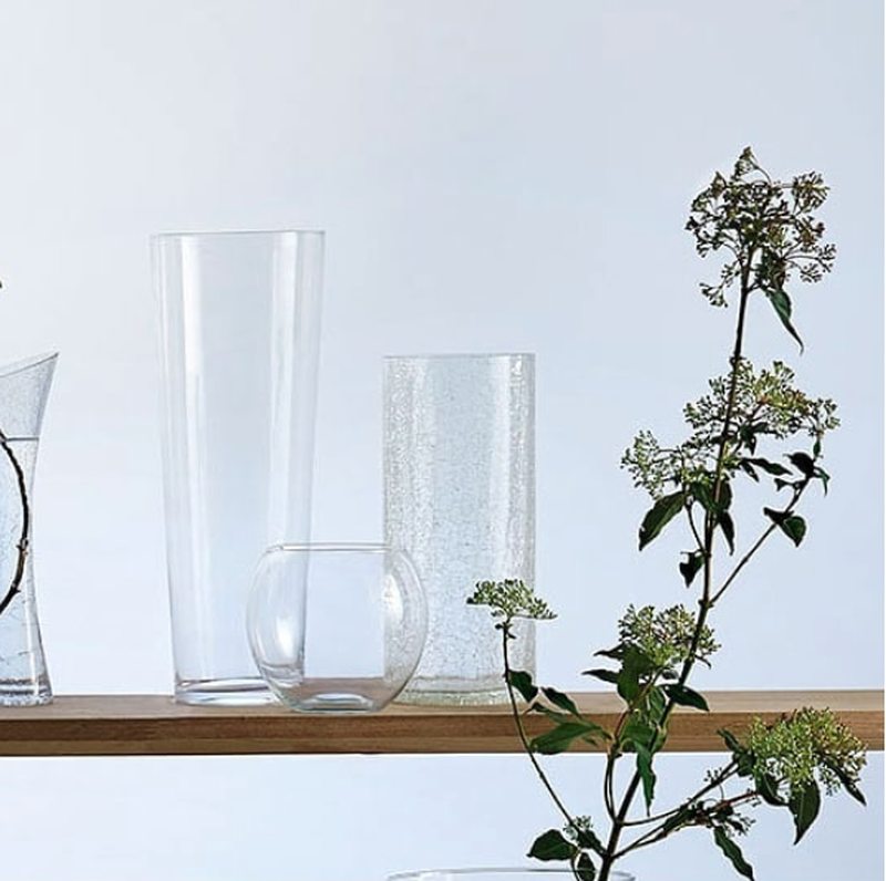 Vase CONIQUE TRANSPARENT H40