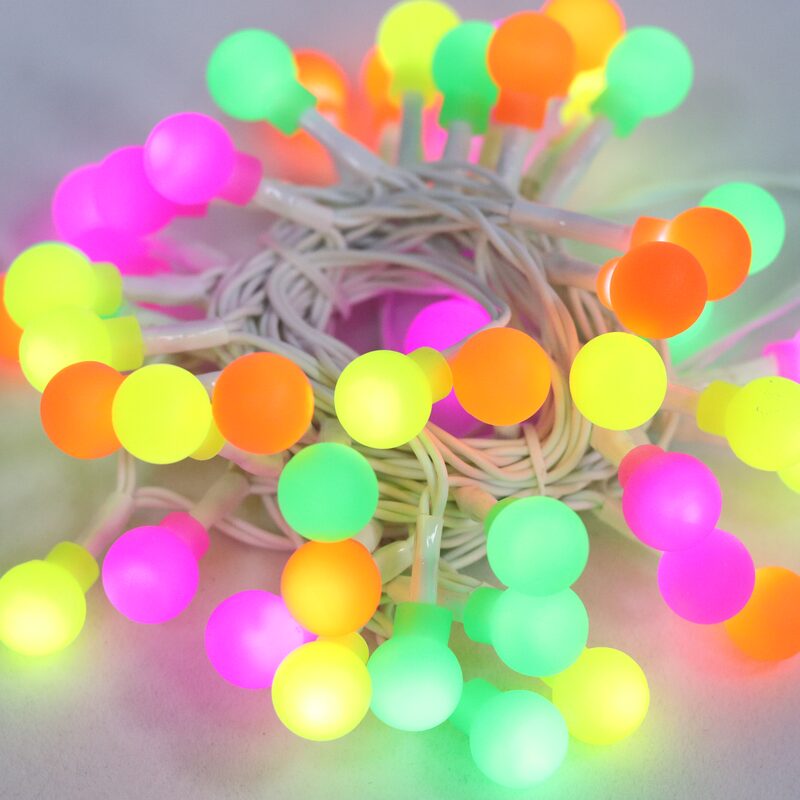 Guirlande lumineuse FLUO coloris multicolore