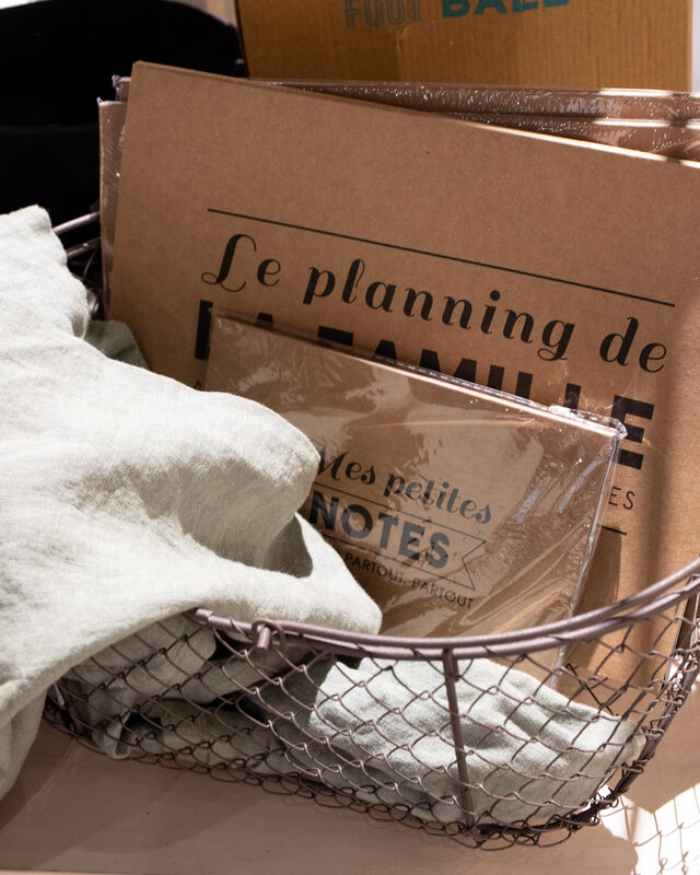 Calendrier HAPPY OFFICE coloris brun