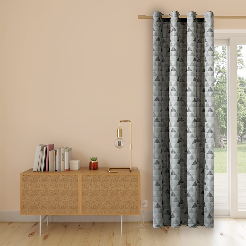 Rideau PYRAM coloris gris 140 x 260 cm