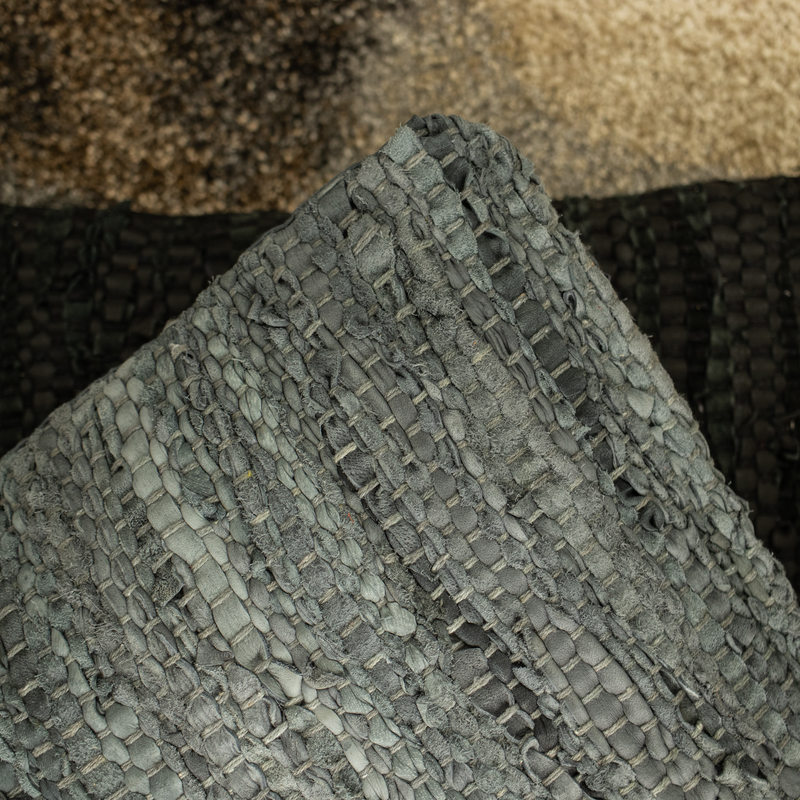 Coussin SKIN coloris bleu gris 40 x 60 cm