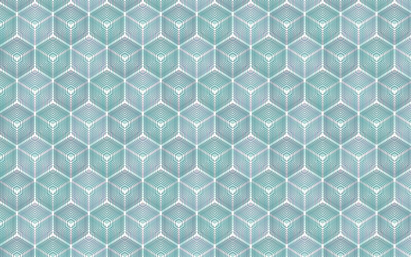 Papier peint intissé VIBES coloris vert iridescent