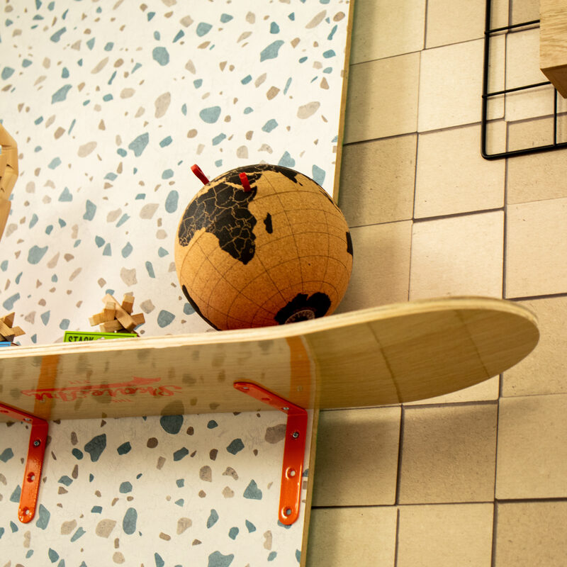 Etagère SKATE coloris orange