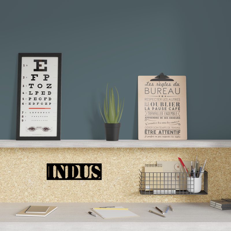 Clipboard HAPPY OFFICE coloris brun