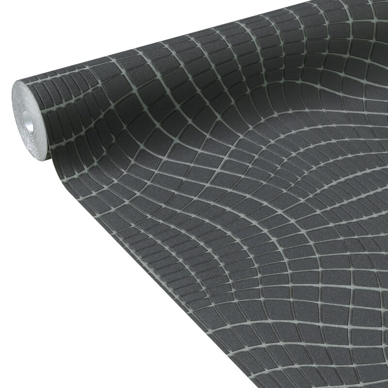 Papier peint intissé ATLANTIS coloris noir