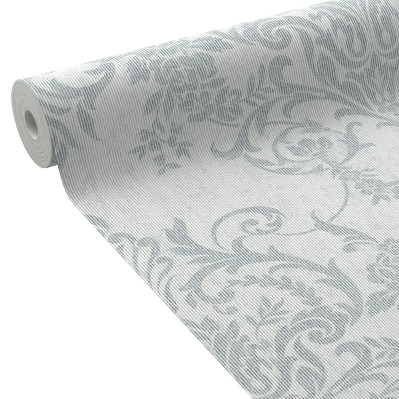 Papier peint intissé YORK DAMASK coloris blanc