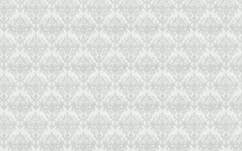 Papier peint intissé YORK DAMASK coloris blanc