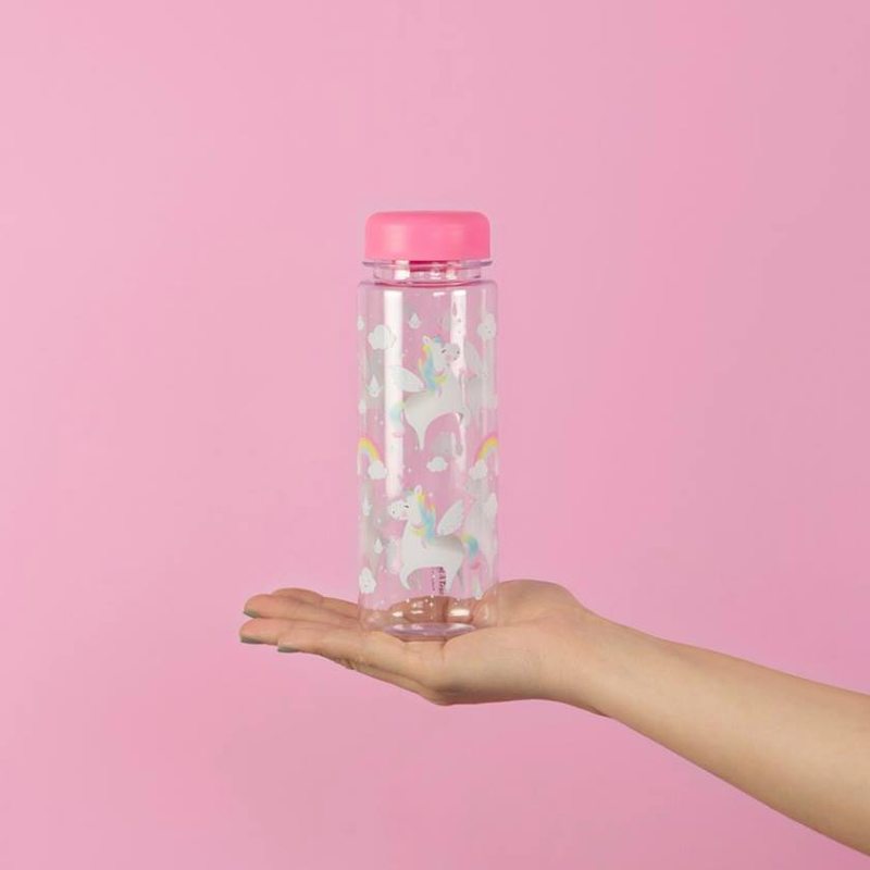 Gourde RAINBOW UNICORN coloris transparent