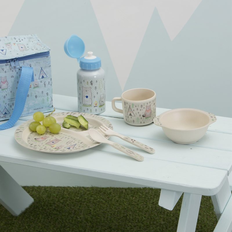 Coffret couverts BEAR CAMP coloris gris