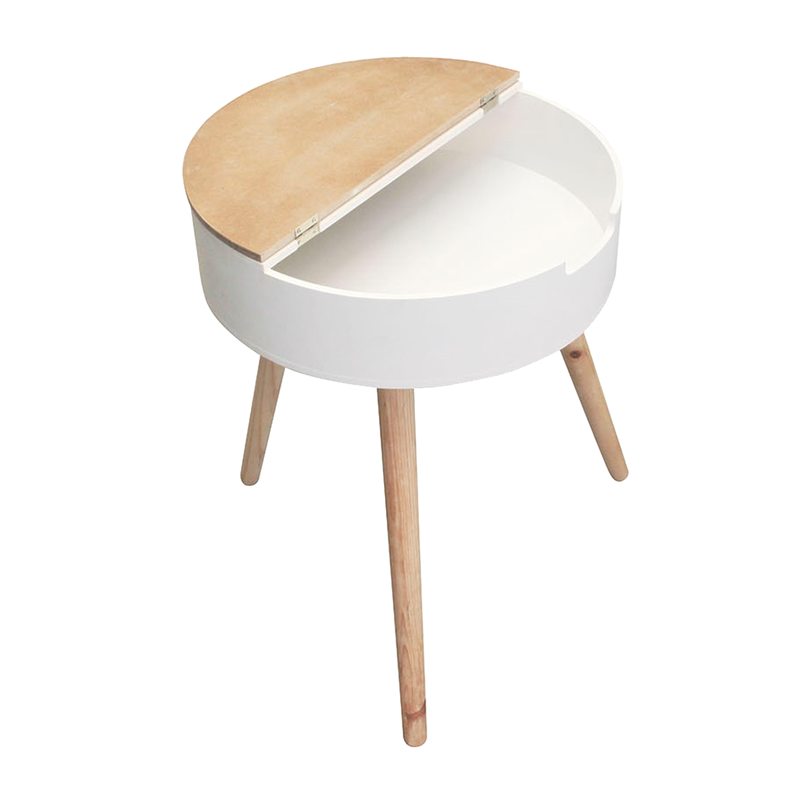 Table d'appoint LOYD coloris blanc