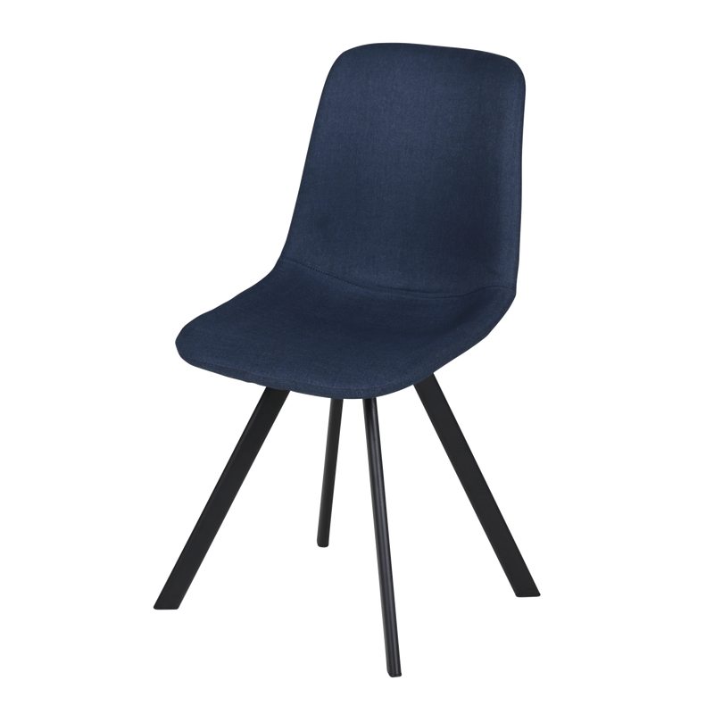 Chaise CARL coloris bleu