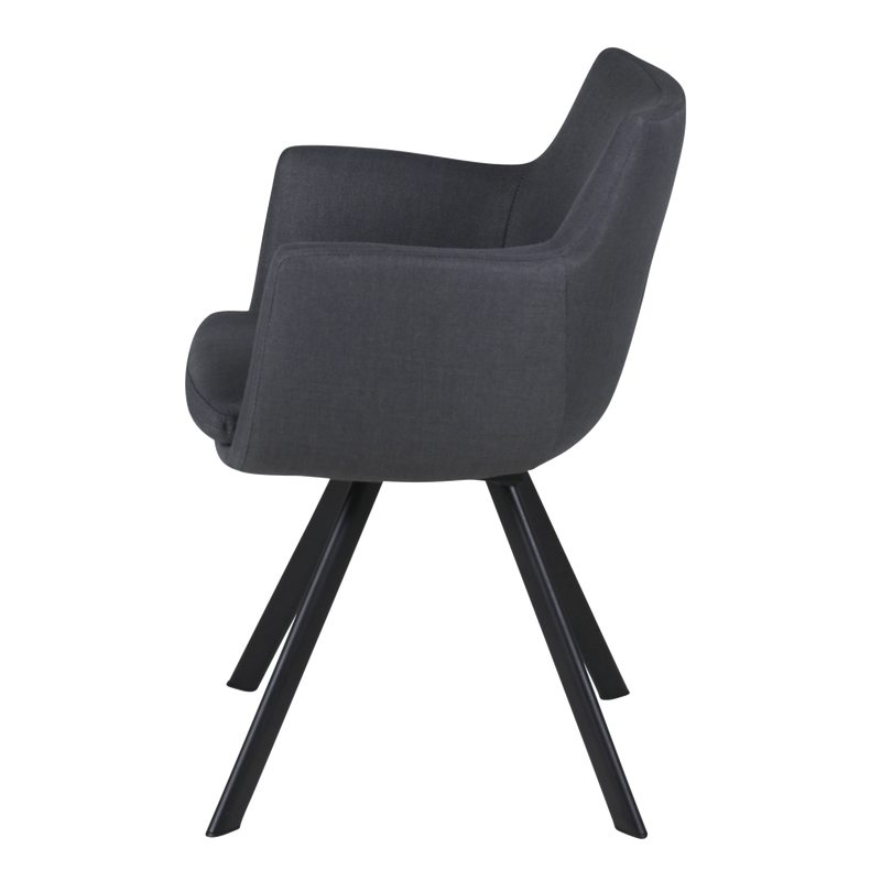 Fauteuil CARL coloris gris