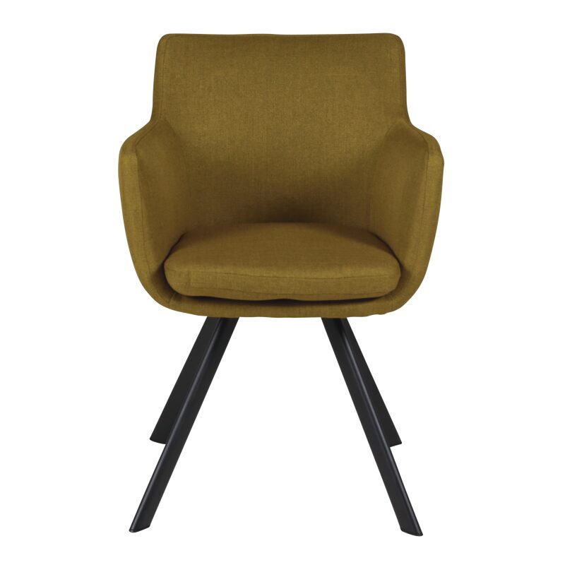 Fauteuil CARL coloris moutarde