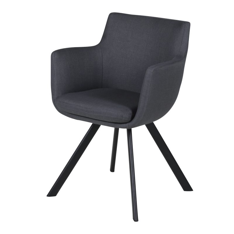 Fauteuil CARL coloris gris