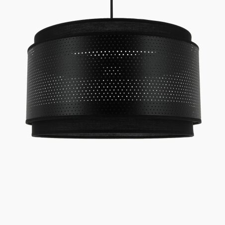 Suspension HOLOGRAM coloris noir 22 x 38 cm