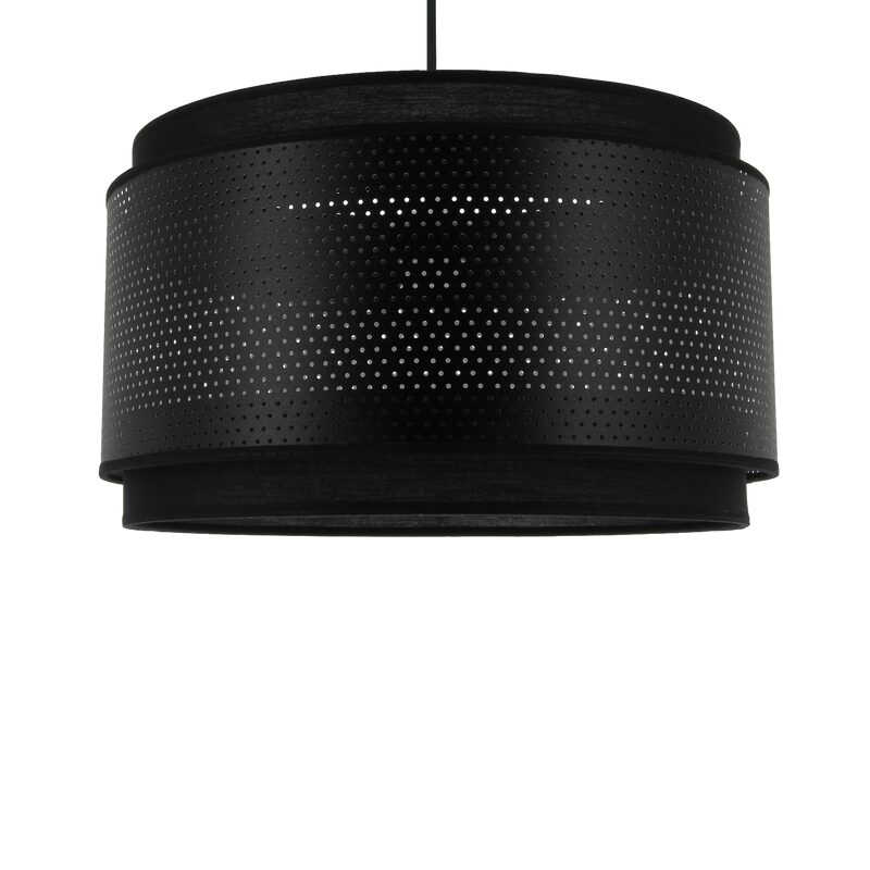 Suspension HOLOGRAM coloris noir 22 x 38 cm