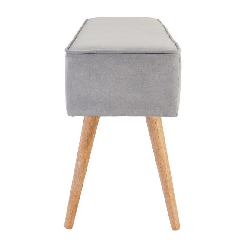Banc POPY coloris gris souris