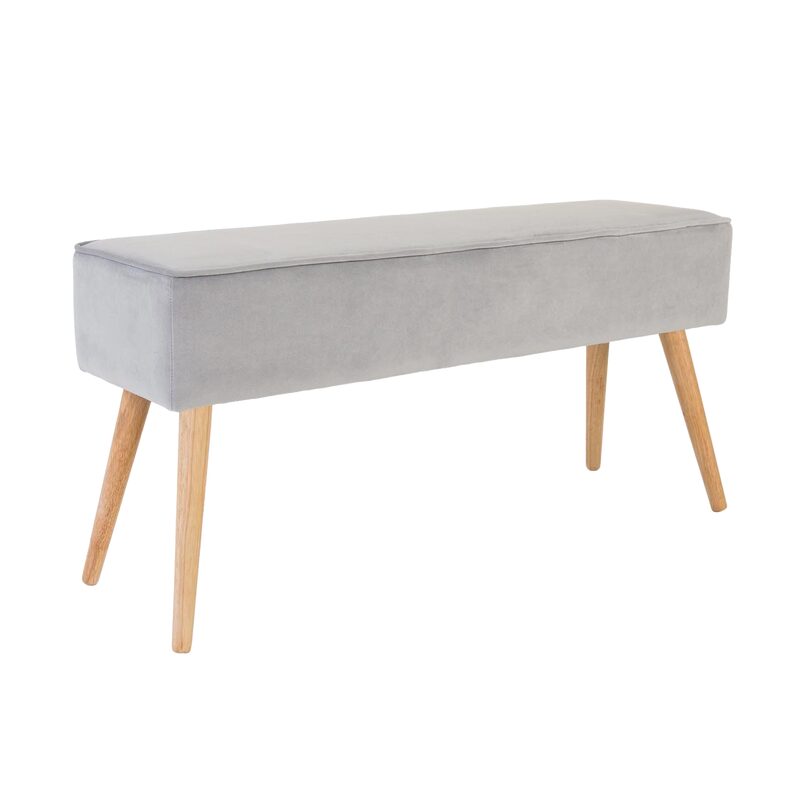 Banc POPY coloris gris souris