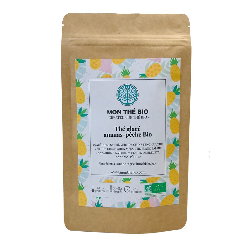 Thé GLACÉ ANANAS PÊCHE BIO