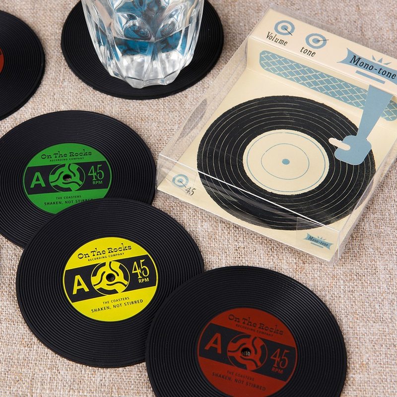 Sous-verre VINYL coloris multicolore