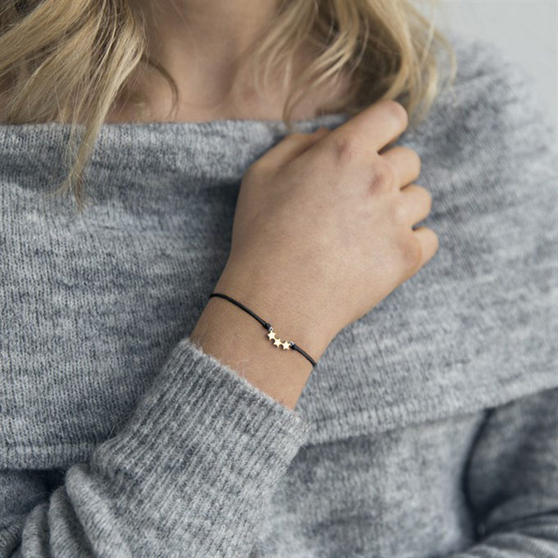 Bracelet 3 STARS coloris noir