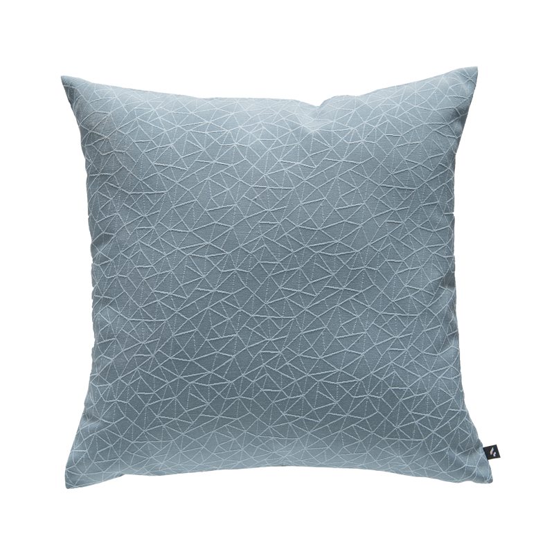 Coussin ORIO coloris bleu orage 45 x 45 cm