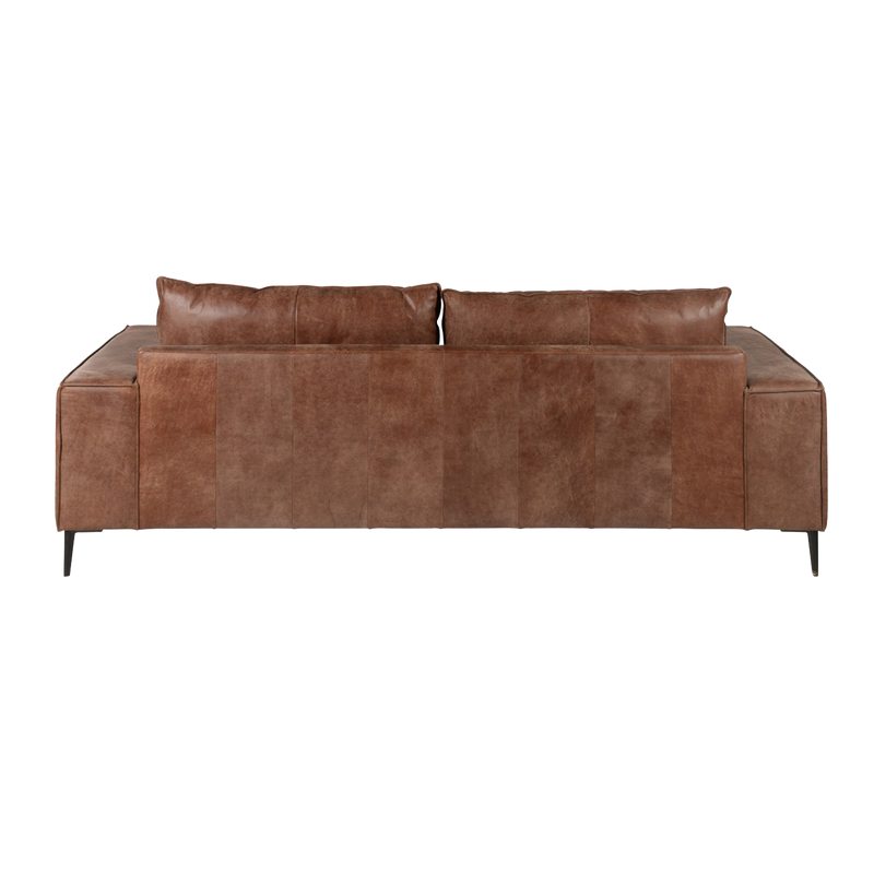 Canapé EDGE coloris cognac 2 places