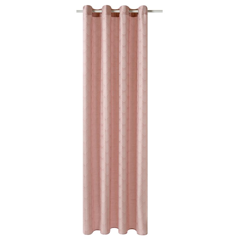 Rideau VERONE coloris rose poudré 140 x 260 cm