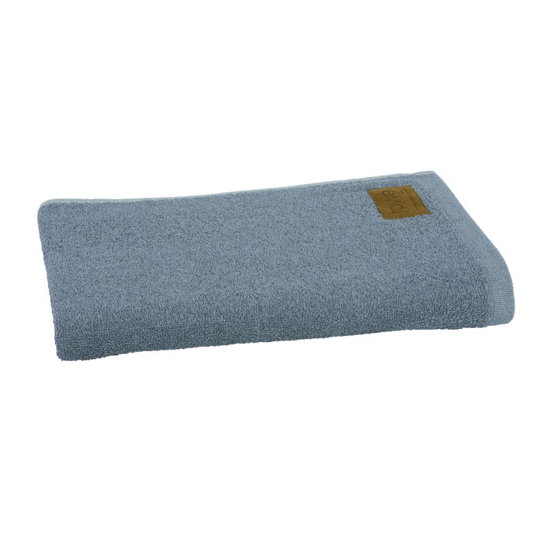 Drap de douche DENIM coloris bleu denim 50 x 100 cm