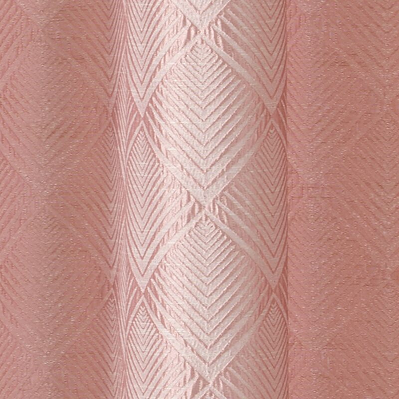 Rideau VERONE coloris rose poudré 140 x 260 cm