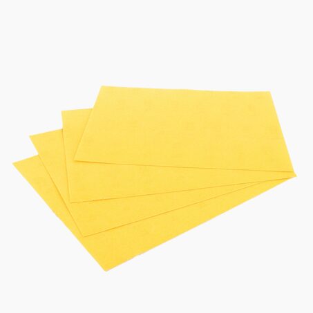 Ocai Lot de 4 feuilles abrasives grain fin