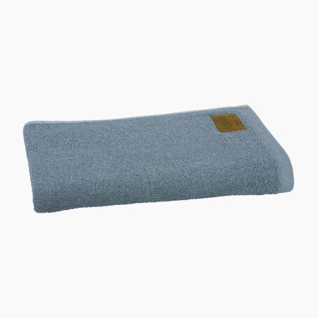 Drap de bain coloris bleu denim 70 x 140 cm
