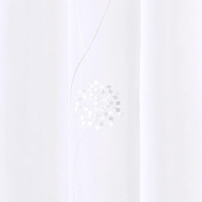 Voilage VENUS coloris gris perle 140 x 260 cm